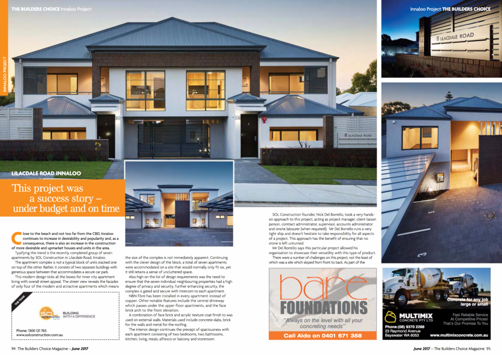 BuildersChoice Magazine Editorial Page 1